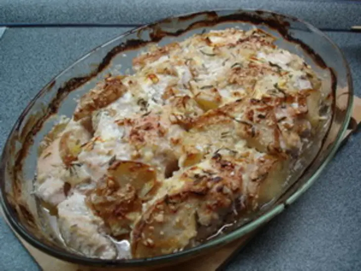 Куриные рулеты с грушей и голубым сыром: шаг 4