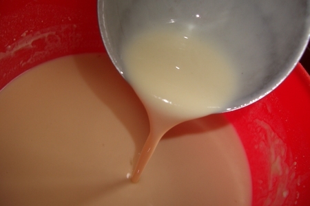 Блины на сухом молоке: шаг 5