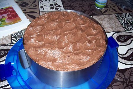 Малиново-шоколадный торт.: шаг 7