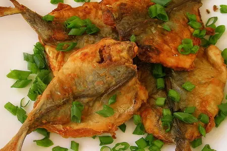 Жареная макрель по -корейски: шаг 1