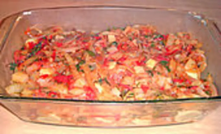 Рыба с овощами и мёдом.: шаг 4
