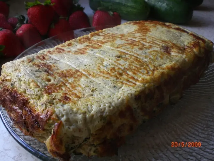 Фритата со свекольной ботвой,брокколи и помидорами черри или  вкусный овощной омлет: шаг 4