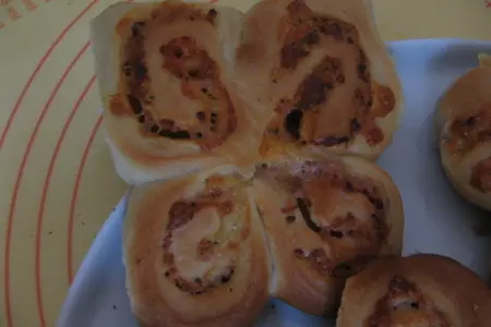 Плюшки "бабочки": шаг 3