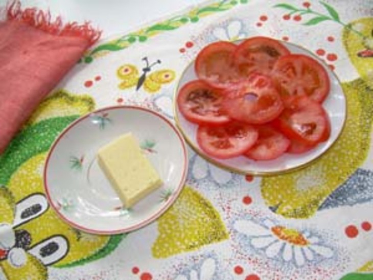 Пангасиус с помидорами и сыром: шаг 2