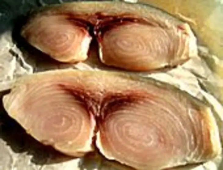 Маринованная рыба-меч с овощами.: шаг 1