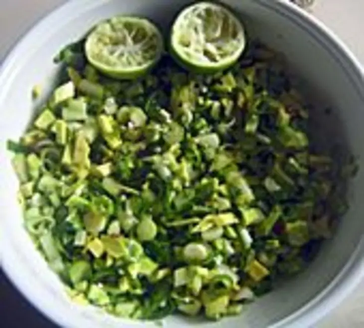 Маринованная рыба-меч с овощами.: шаг 3