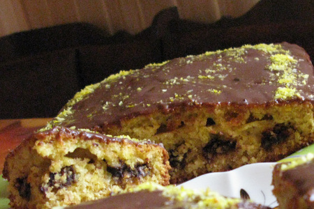 Кекс-пирог с кокосом и кусочками шоколада: шаг 8
