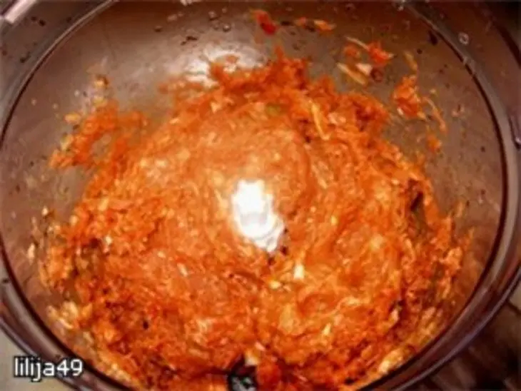 Мясной закусочный торт "ромашка": шаг 1