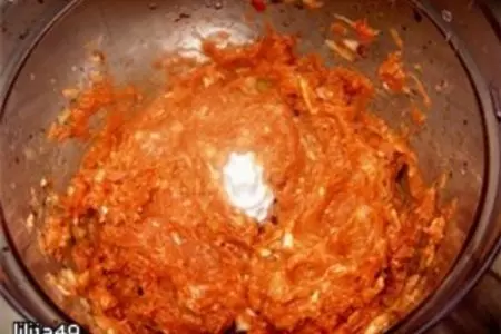 Мясной закусочный торт "ромашка": шаг 1