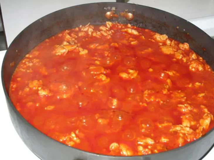 Сытный мясной пирог с картошкой и сыром: шаг 3