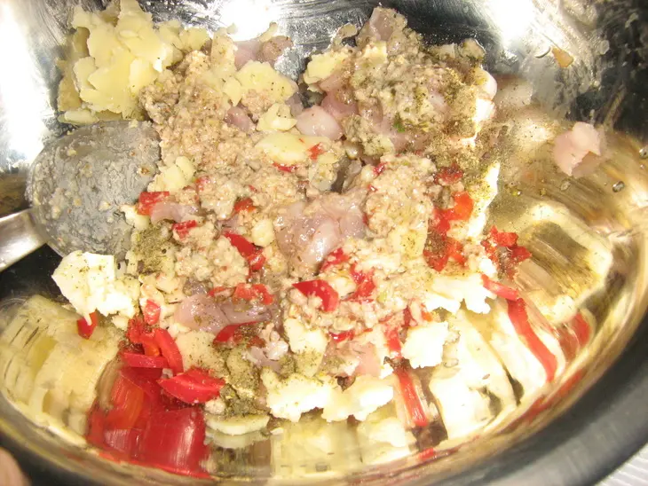 Фаршированные крылья кур: шаг 2