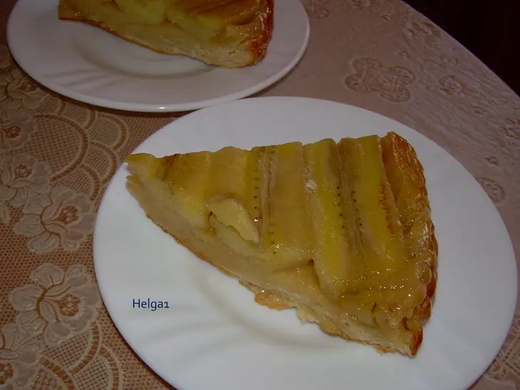 Карамельно-банановый пирог: шаг 4
