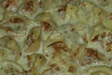 Лумакони с мясной начинкой: шаг 5