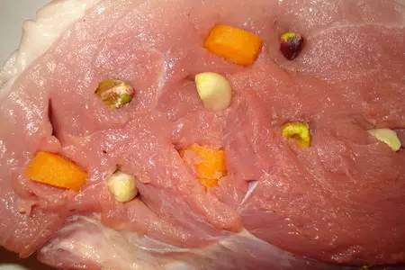 Мясо в горчице с фисташками: шаг 2