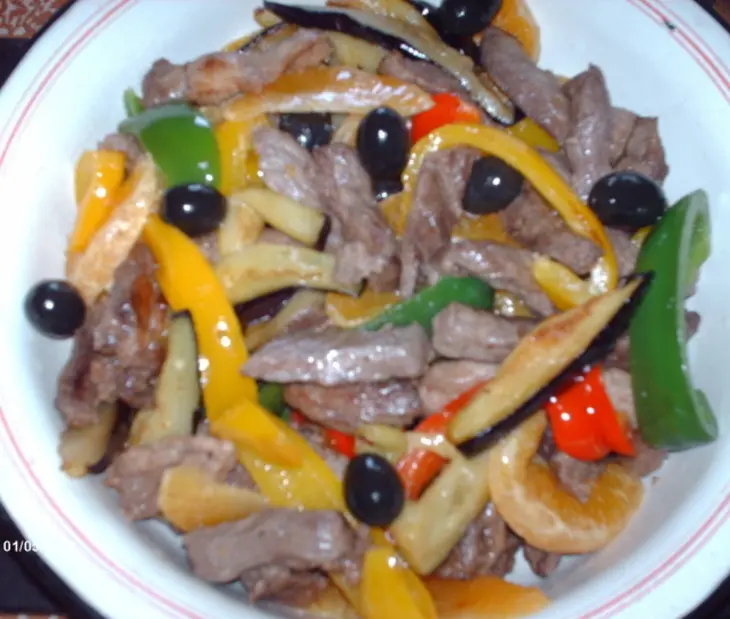 Мясо по гречески с апельсином: шаг 4