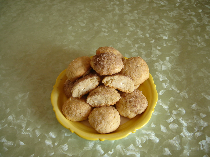 Печенье  с имбирем и орехами: шаг 3