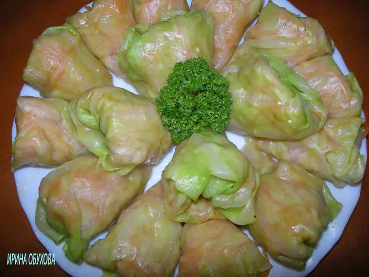 Голубцы с морковью по корейски: шаг 5