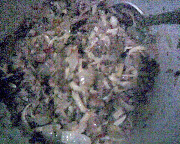 Пирог  с шампиньонами и сыром: шаг 3