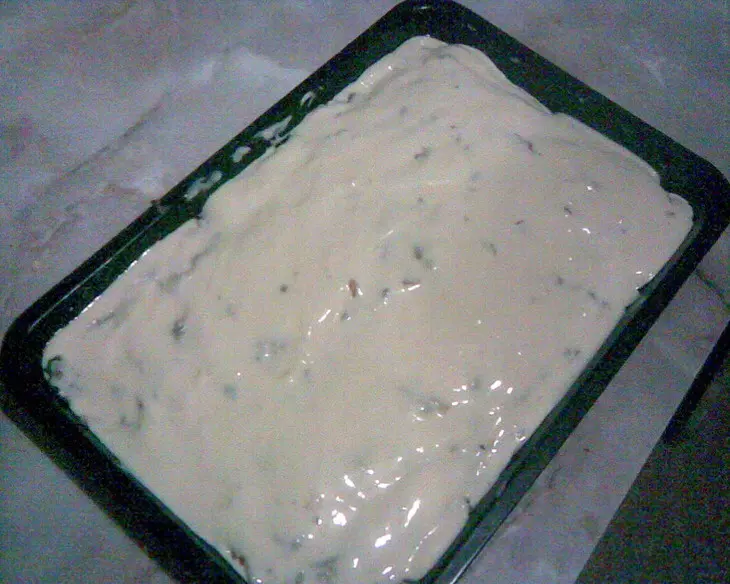 Пирог  с шампиньонами и сыром: шаг 5