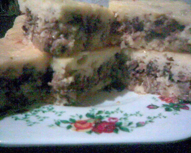 Пирог  с шампиньонами и сыром: шаг 9