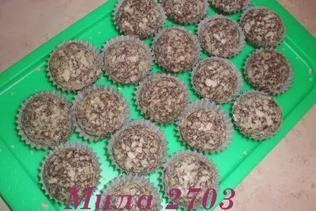 Сырно - шоколадные конфеты: шаг 4