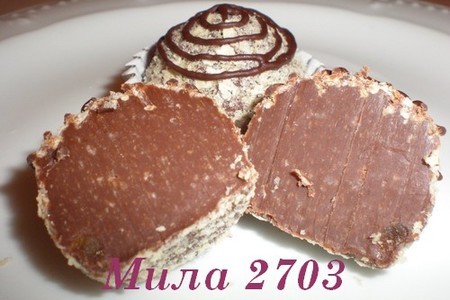 Сырно - шоколадные конфеты (2-ой вариант, ещё проще и вкуснее): шаг 9