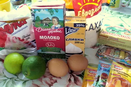 Лаймовый кекс.: шаг 1