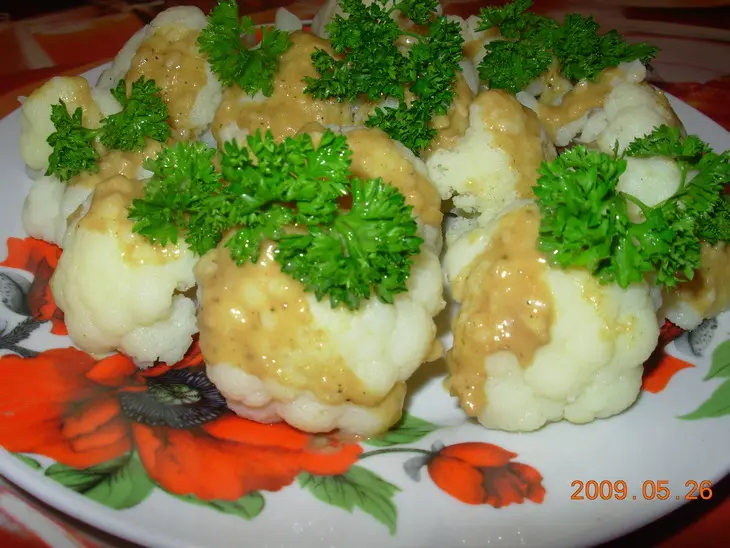 Салат из цветной капусты с маринадом.: шаг 4