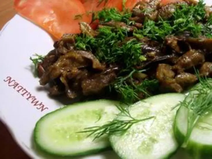 Куриные желудки по-корейски.: шаг 8