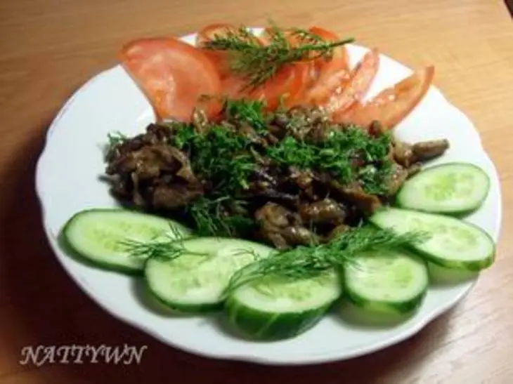 Куриные желудки по-корейски.: шаг 9