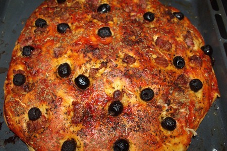 Средиземноморский хлеб с беконом: шаг 1