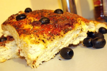 Средиземноморский хлеб с беконом: шаг 2