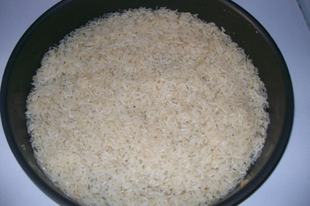 Рис в духовке запеченный с овощами и сыром: шаг 5