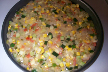 Рис в духовке запеченный с овощами и сыром: шаг 6