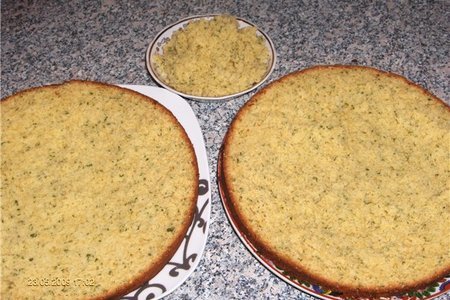Сладкий тортик со шпинатом (типа greencake): шаг 3