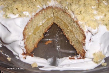 Сладкий тортик со шпинатом (типа greencake): шаг 7
