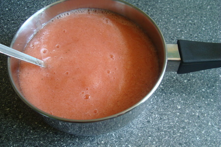 Моццарелла с креветками и желе из помидоров: шаг 3
