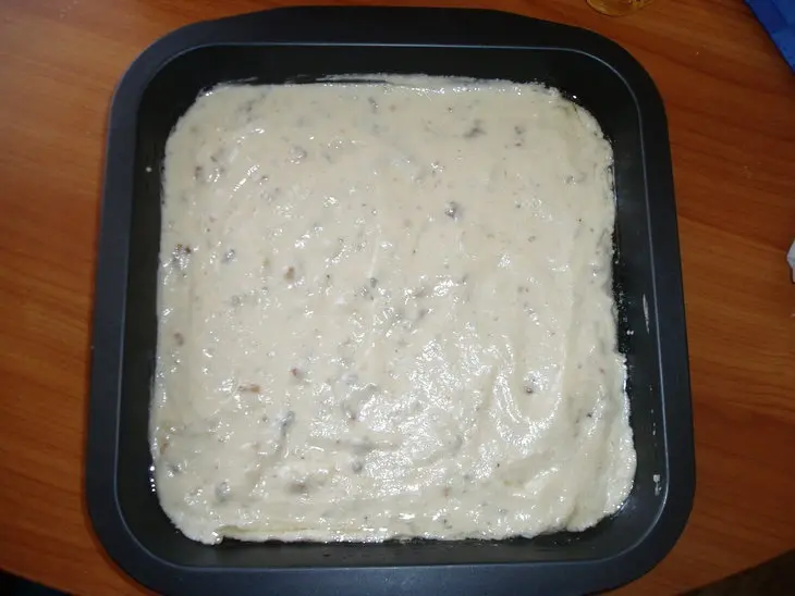 Пирог с грецкими орехами и коньяком: шаг 5