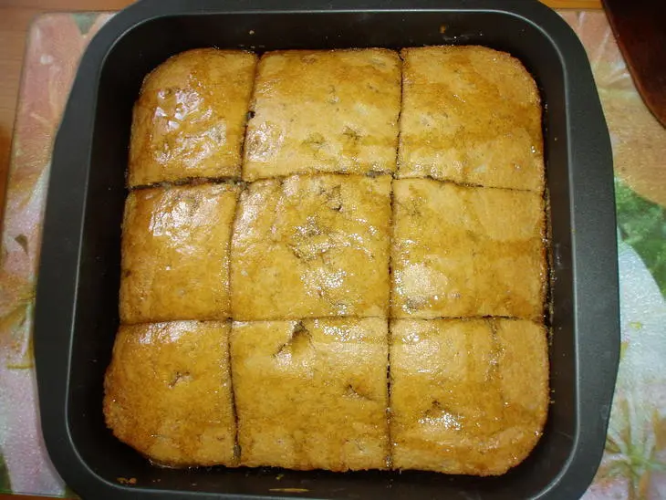 Пирог с грецкими орехами и коньяком: шаг 6