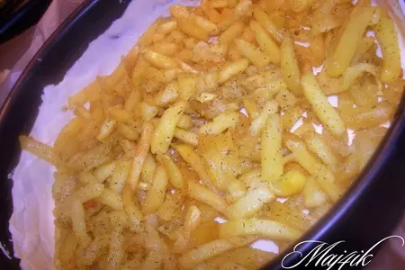 Картофельный киш-пирог с креветками: шаг 3