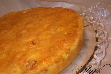 Картофельный киш-пирог с креветками: шаг 8