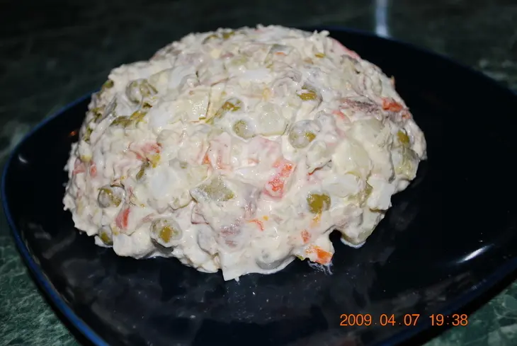 Салат мясной: шаг 1