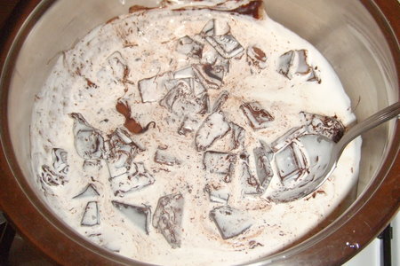 Молочно-шоколадный десерт (мухаллеби): шаг 1