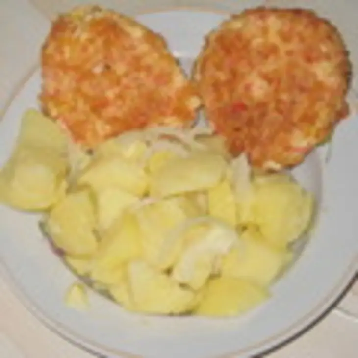 Котлетки из крабового мяса: шаг 2
