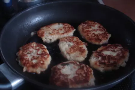Творожники по-немецки "яблоки с земляными яблоками": шаг 6
