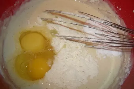 Блинные лепешки с грибами: шаг 1