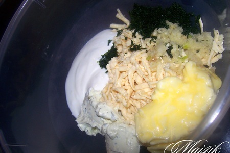 Лепёшки с чесночно-сырной начинкой (завтрак выходного дня): шаг 5