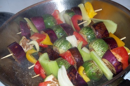 Овощной шашлык-овощной салат-овощной тоститос 3 в(из) 1!!!: шаг 2