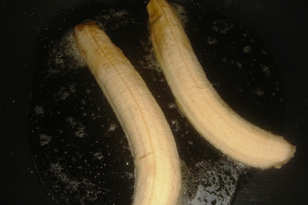 Десерт "бананы фламбе с мороженым": шаг 3