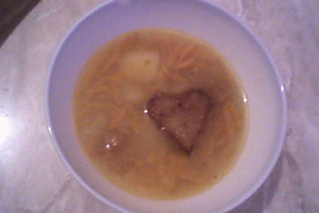 Суп "гороховый" со шкварками: шаг 1